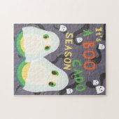 Puzzle Halloween A-BOO-Cado Éffrayant Cute Avocado Ghosts (Horizontal)