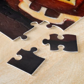 Puzzle Halloween Boston Terrier avec la peur Citrouille (Côté)