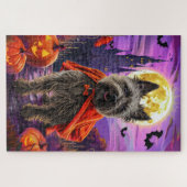 Puzzle Halloween Cane Corso Vampire Citrouilles effroi (Horizontal)