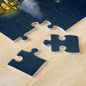 Puzzle Halloween Chat Witch Kitty (Côté)