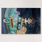 Puzzle Halloween Chien Havanais Halloween Camion Effrayan (Horizontal)