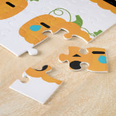 Puzzle halloween citrouille emojis (Côté)