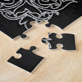 Puzzle Halloween Citrouille en argent (Côté)