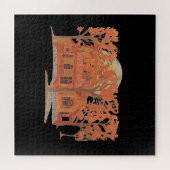 Puzzle Halloween Creepy Haunted House (Horizontal)