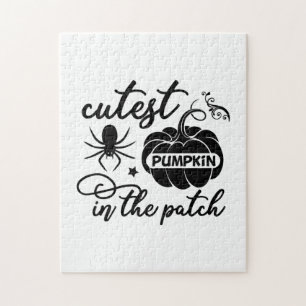 Puzzle Halloween Cutest Pumpkin In The Patch Birthday