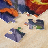 Puzzle Halloween de Kelpie australienne (Côté)