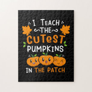 Puzzle Halloween Enseignant Cutest Citrouille Anniversair