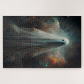 Puzzle Halloween fantôme cosmique (Horizontal)