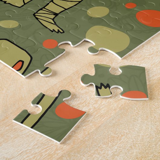 Puzzle Halloween Haunt : Mélange Vintage Éffrayant (Côté)