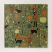 Puzzle Halloween Haunt : Mélange Vintage Éffrayant (Vertical)