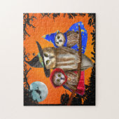 PUZZLE HALLOWEEN HEUREUX DU HIBOU DES USA ! (Vertical)