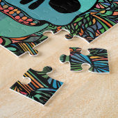 Puzzle Halloween Hippie Skull Thunder_Cove  (Côté)