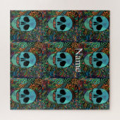 Puzzle Halloween Hippie Skull Thunder_Cove  (Horizontal)