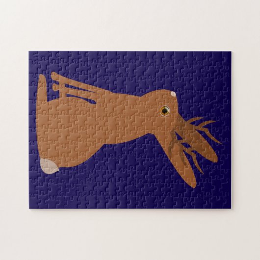 Puzzle Halloween Jackalope Trou ou traitement (Horizontal)