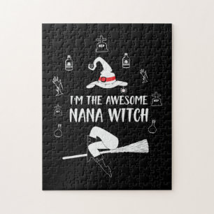 Puzzle Halloween Je Suis La Merveilleuse Sorcière Nana