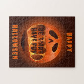 Puzzle Halloween jeux de fête citrouille  (Horizontal)