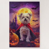 Puzzle Halloween maltaise Vampire Citrouilles effroi (Vertical)