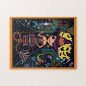 Puzzle Halloween Mercats Mercats Mercats Fantômes Citroui (Horizontal)