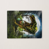 Puzzle Halloween Night Zombie Rising Pleine lune Graveyar (Horizontal)