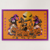 Puzzle Halloween Orange Gnome tendance (Horizontal)