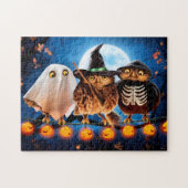 Puzzle Halloween Owls (Horizontal)