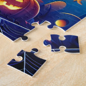 Puzzle Halloween - petit vampire mignon (Côté)