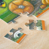 PUZZLE HALLOWEEN ROAD TRIP, JACK ET CHAT NOIR AMIS (Côté)