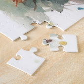 Puzzle Halloween Rottweiler avec la peur Citrouille (Côté)