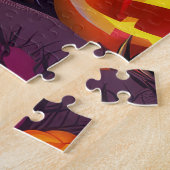 Puzzle Halloween Schnauzer Vampire Citrouilles peur (Côté)