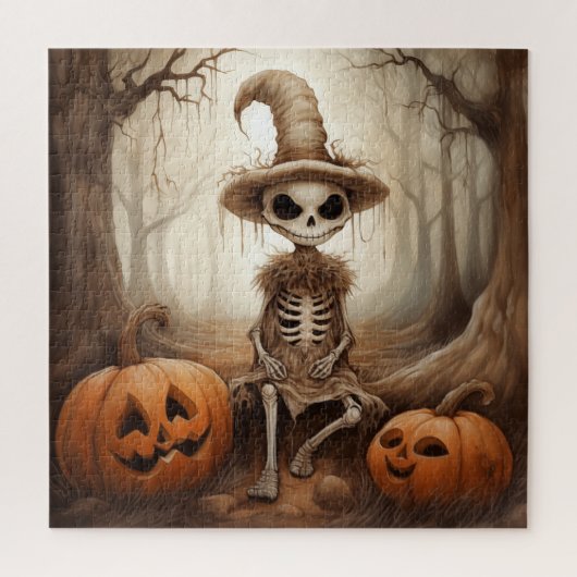 Puzzle Halloween Skeleton (Vertical)