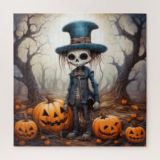Puzzle Halloween Skeleton (Vertical)