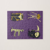 Puzzle Halloween Squelette Dracula Mummy Griffe Reaper (Horizontal)