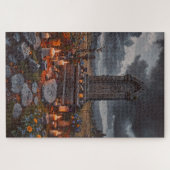 Puzzle Halloween Tombstone (Horizontal)