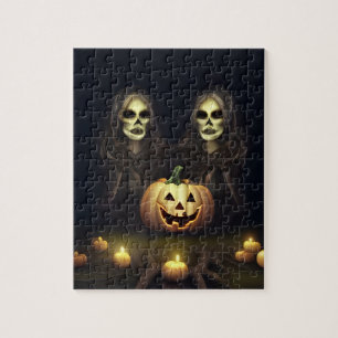 Puzzle Halloween Twins Jigsaw