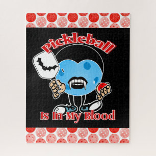 Puzzle Halloween Vampire - Pickleball Dans Mon Sang