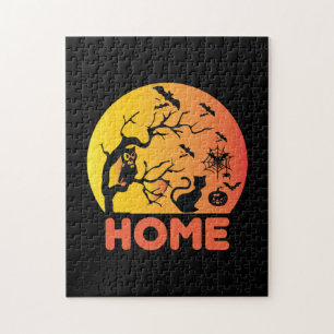 Puzzle Halloween Vintage Accueil Anniversaire