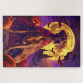 Puzzle Halloween Vizsla Vampire Citrouilles effroi (Horizontal)