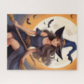 Puzzle Halloween Witch Jigsaw (Horizontal)
