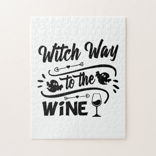 Puzzle Halloween Witch Way (Vertical)