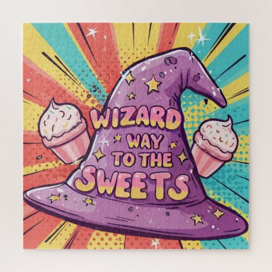 Puzzle Haloween-Wizard Way to the Sweets (Vertical)