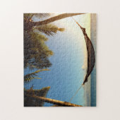 Puzzle Hamac entre les palmiers sur la plage tropicale (Vertical)