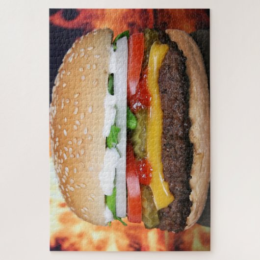 Puzzle Hamburger (Vertical)