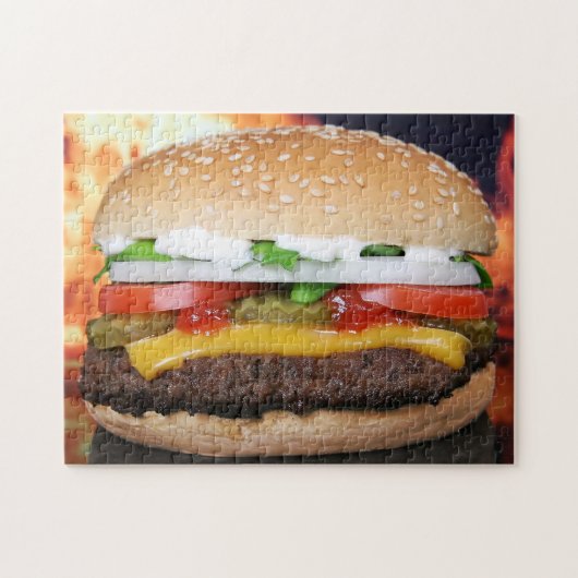 Puzzle Hamburger (Horizontal)