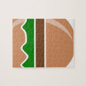 Puzzle Hamburger restauration rapide un sandwich (Horizontal)