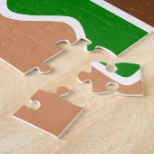 Puzzle Hamburger restauration rapide un sandwich (Côté)