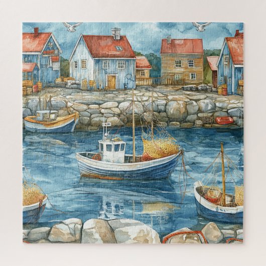 Puzzle Hameau maritime (Vertical)