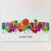 Puzzle Hampton Virginia Skyline (Horizontal)