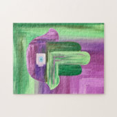 Puzzle Hamsa Abstrait (Horizontal)