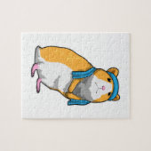 Puzzle Hamster à Fitness avec serviette (Horizontal)