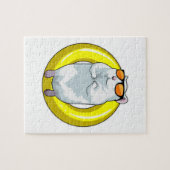 Puzzle Hamster à la natation avec anneau de natation (Horizontal)